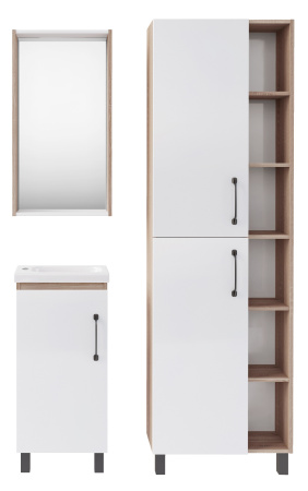 Зеркальный шкаф (43х82)   ASB-Mebel  Адель 40 9781